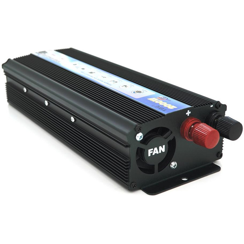 Інвертор (перетворювач) 12В/220В GREENCELL INV10 2000W/4000W Mod sinus